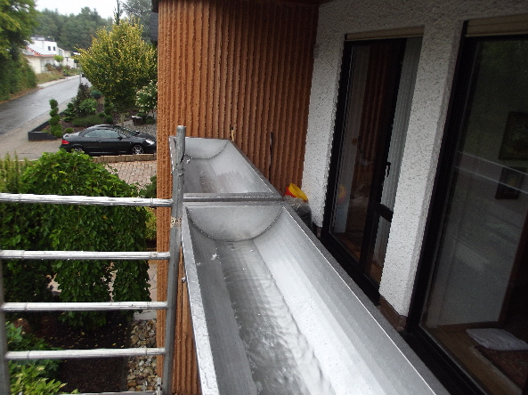 Blumenkasten aus Edelstahl